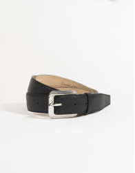Castello d'Oro Black Calf Leather Belt  thumbnail